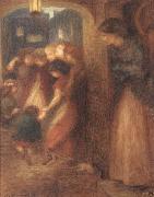 Dante Gabriel Rossetti The Gate Memory oil painting artist